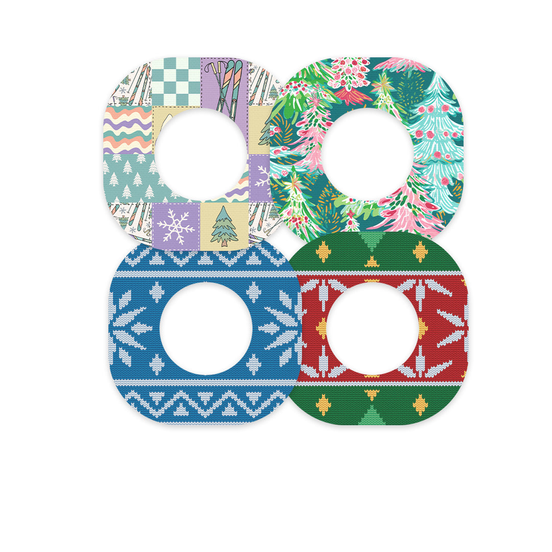 Strawberry Garden Dexcom G7 and Stelo Patch Tape - Pump Peelz