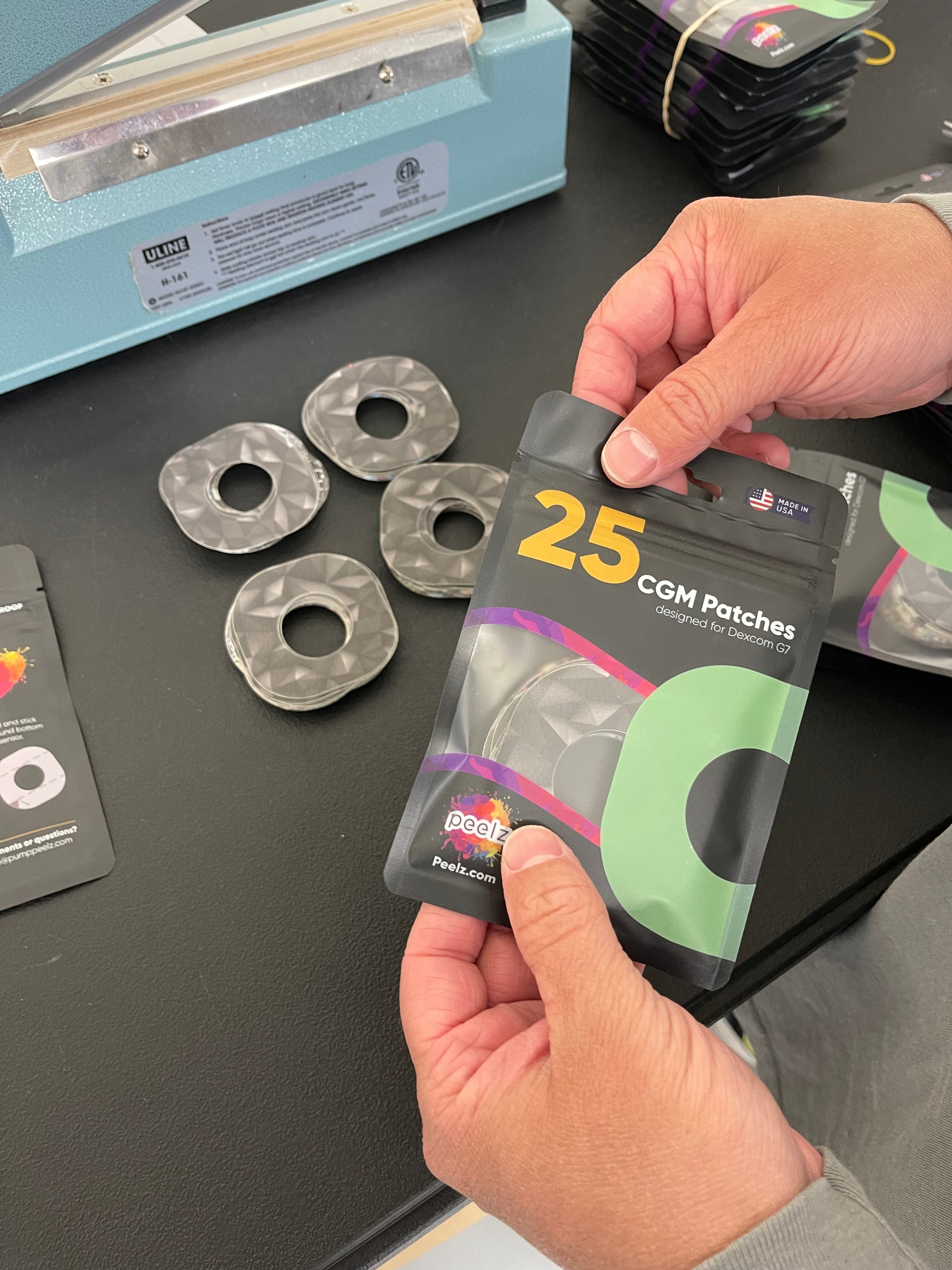 CGM adhesive patches for the Dexcom stelo