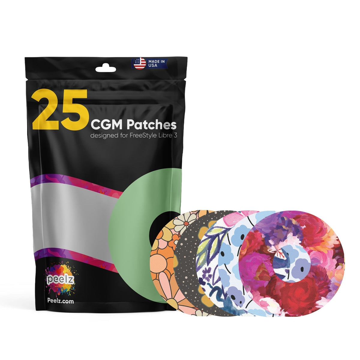 Floral, Abstract and Beyond: Choosing a FreeStyle Libre 3 Plus Patch Design