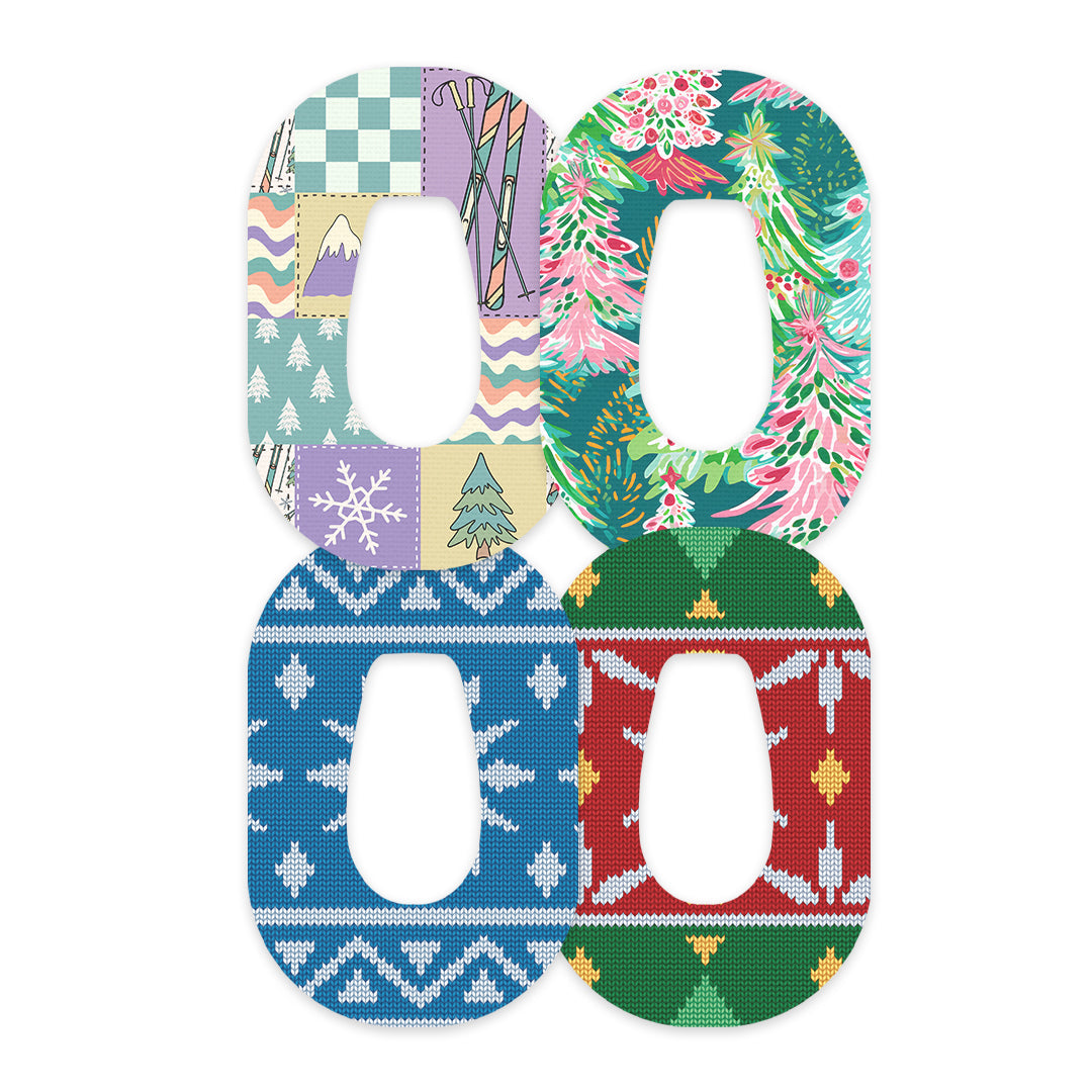 Winter Wonderland Variety Dexcom G6 Patch Tape - Pump Peelz