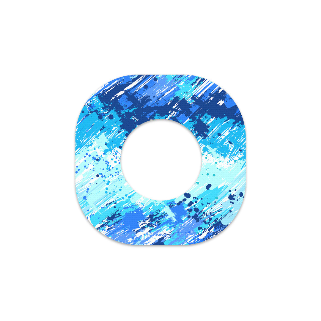 Beta Blue Dexcom G7 and Stelo Patch Tape - Pump Peelz