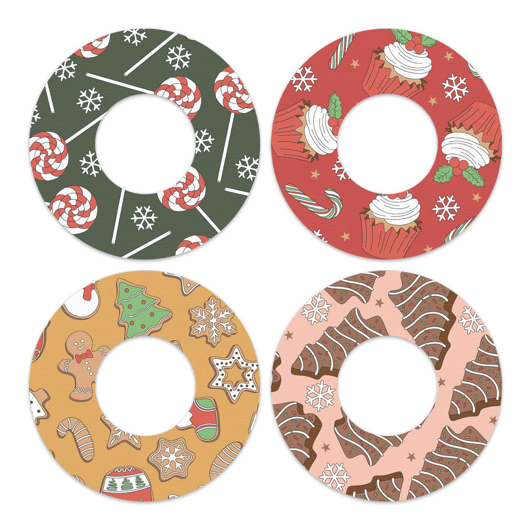 Christmas Treats Variety Freestyle Libre 2 Patch Tape - Pump Peelz