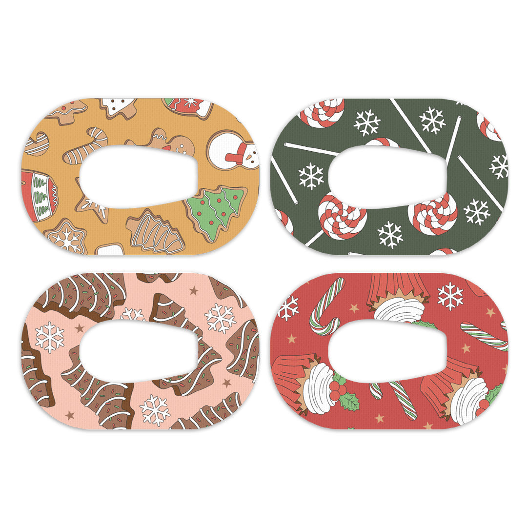 Christmas Treats Variety Dexcom G6 Patch Tape - Pump Peelz
