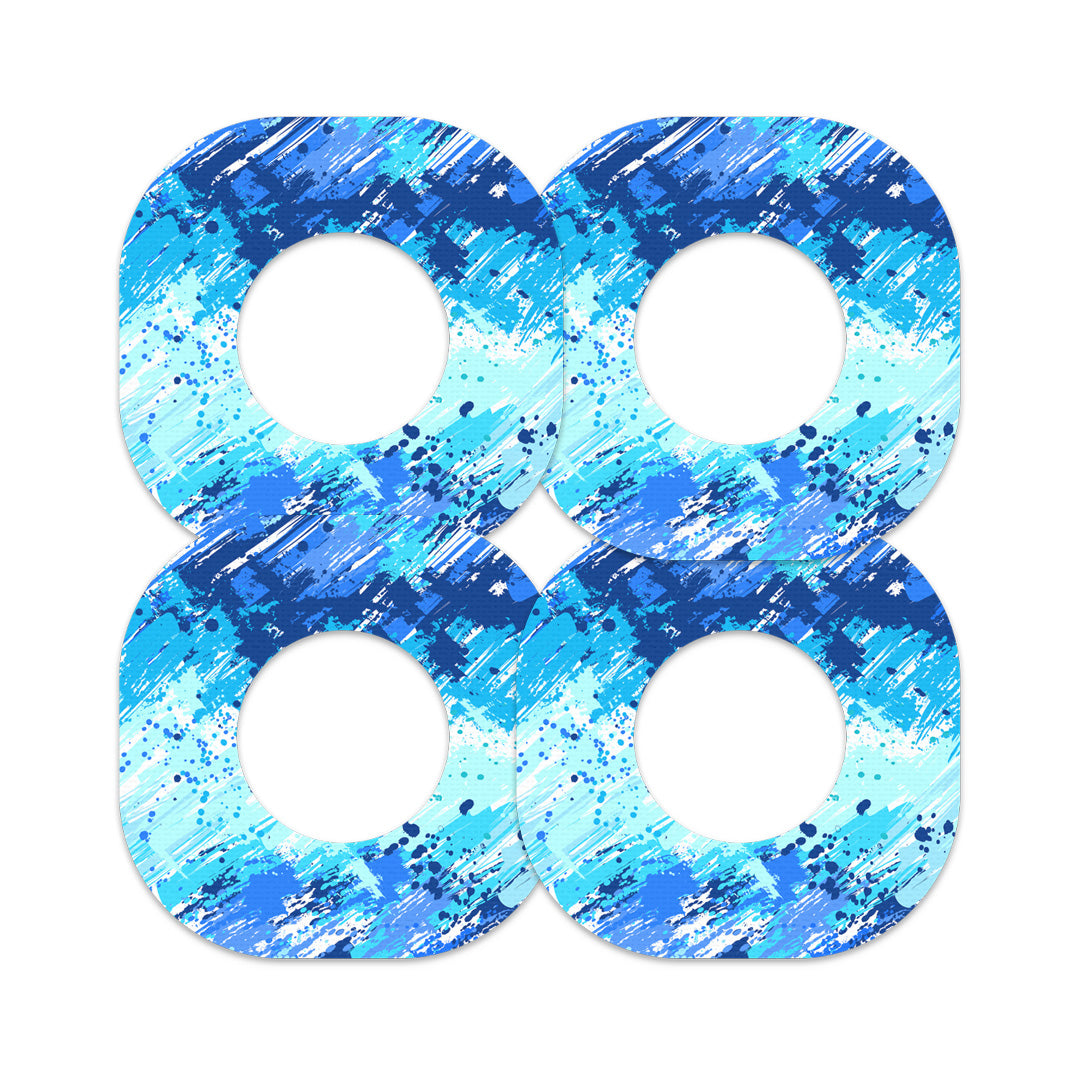 Beta Blue Dexcom G7 and Stelo Patch Tape - Pump Peelz