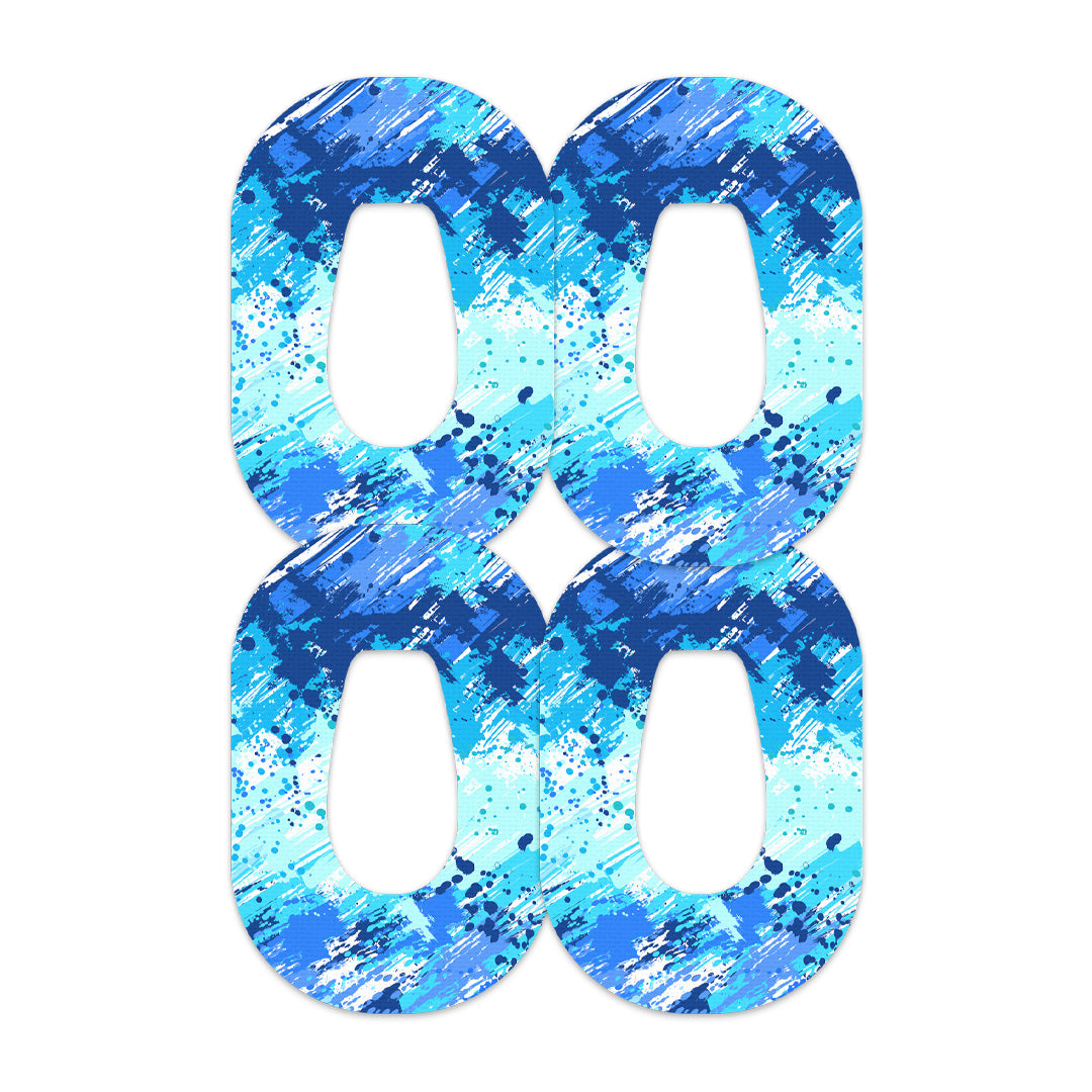 Beta Blue Dexcom G6 Patch Tape - Pump Peelz