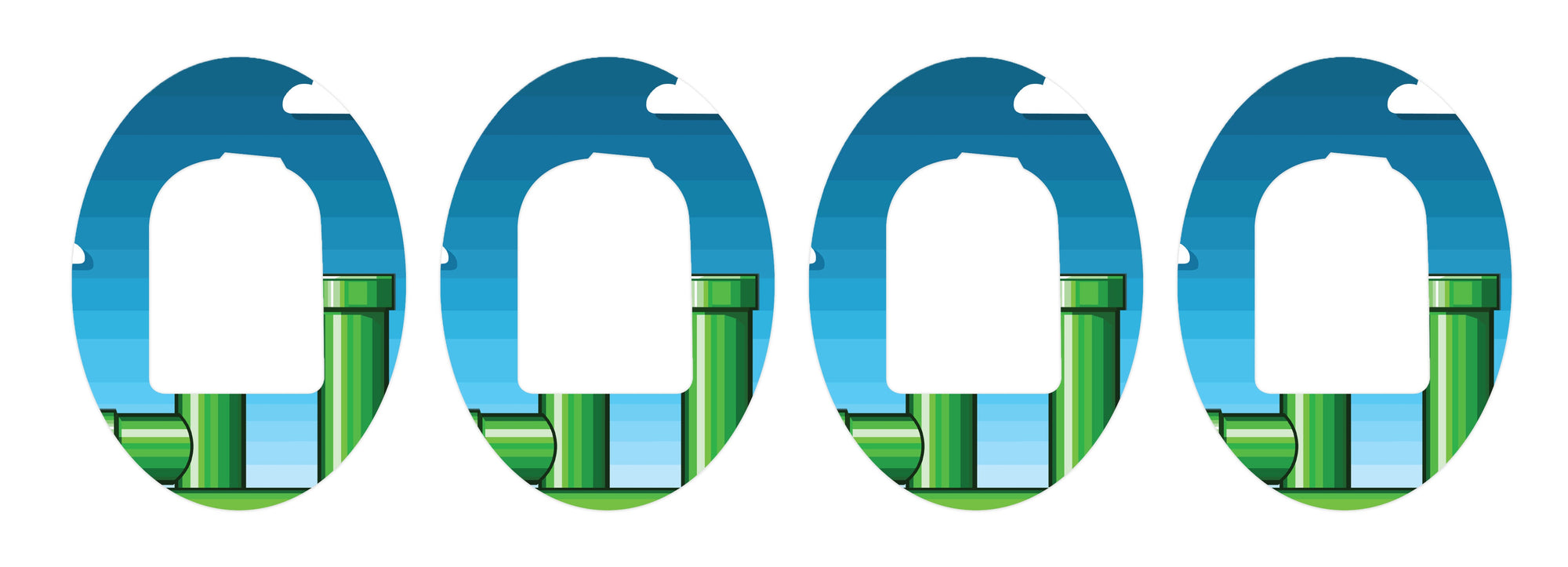 80s Gamer Patch Omnipod Tape-Pump Peelz