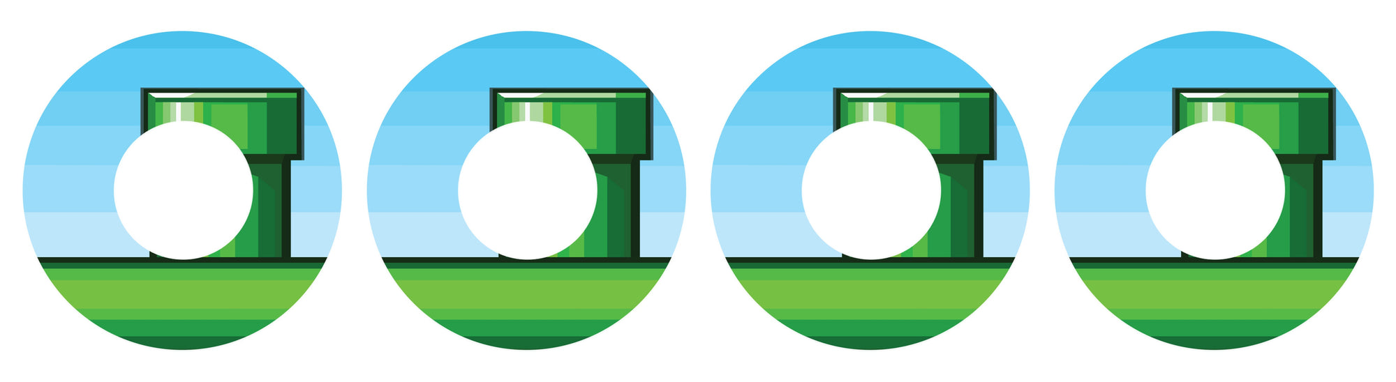 80s Gamer Patch+ Tape Designed for the FreeStyle Libre 2 - Pump Peelz