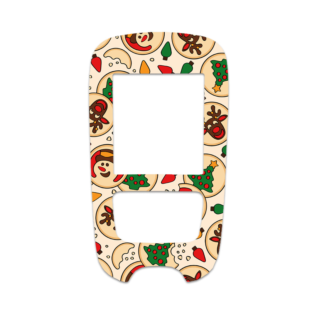 Santa's Cookies Accu-Chek Guide Glucometer Sticker - Pump Peelz