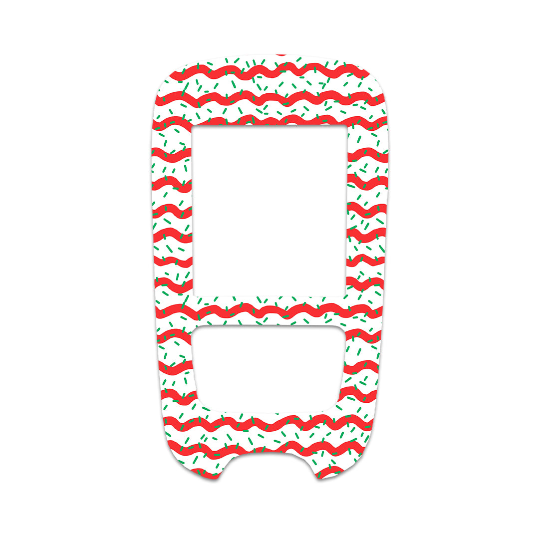 Christmas Icing Accu-Chek Guide Glucometer Sticker - Pump Peelz