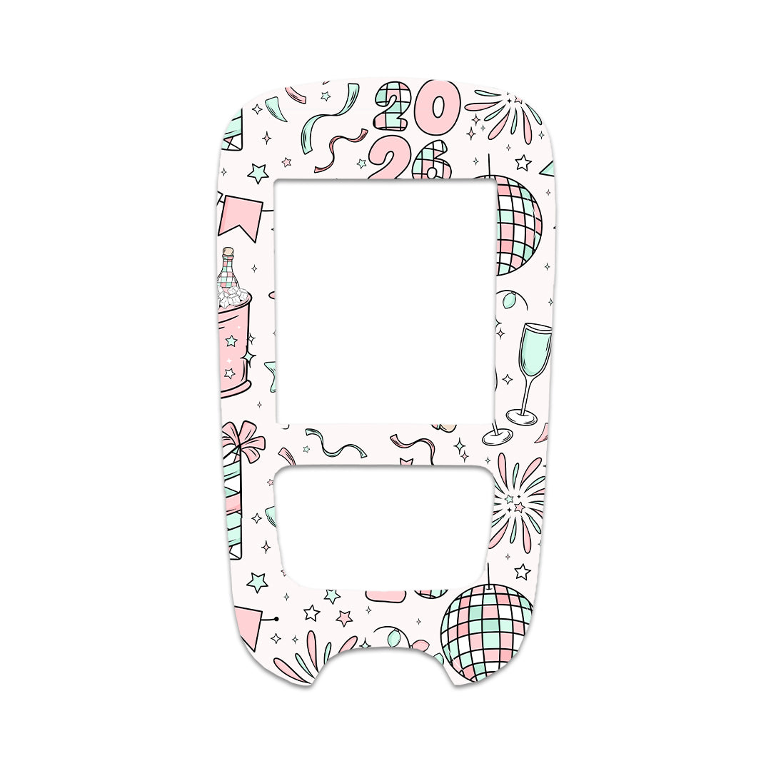 Cheers to '26 Accu-Chek Guide Glucometer Sticker - Pump Peelz