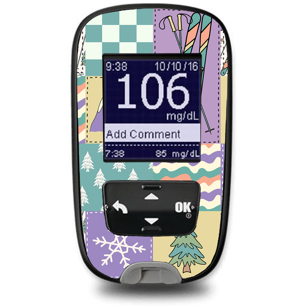 Après Ski Accu-Chek Guide Glucometer Sticker - Pump Peelz