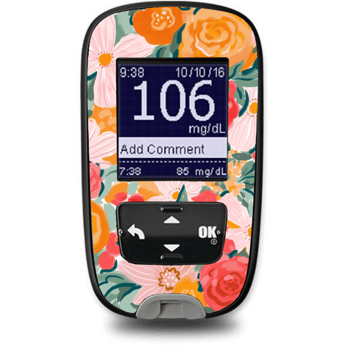 Blush Blossom for the Accu-Chek Guide Glucometer