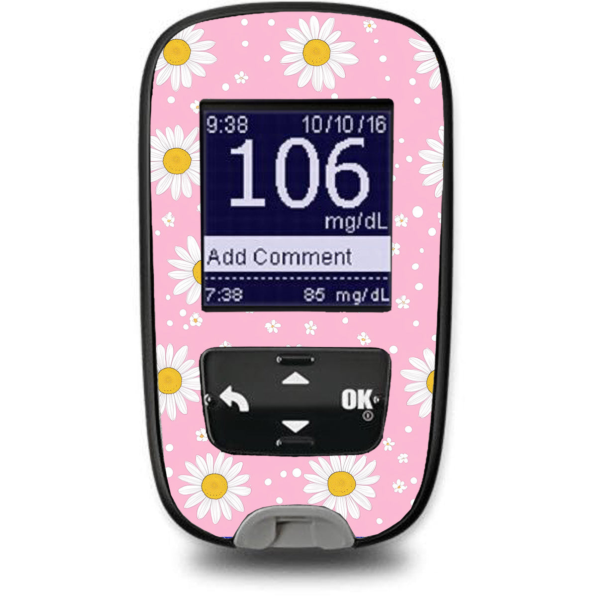 Spring Daisy Accu-Chek Guide Glucometer Sticker - Pump Peelz