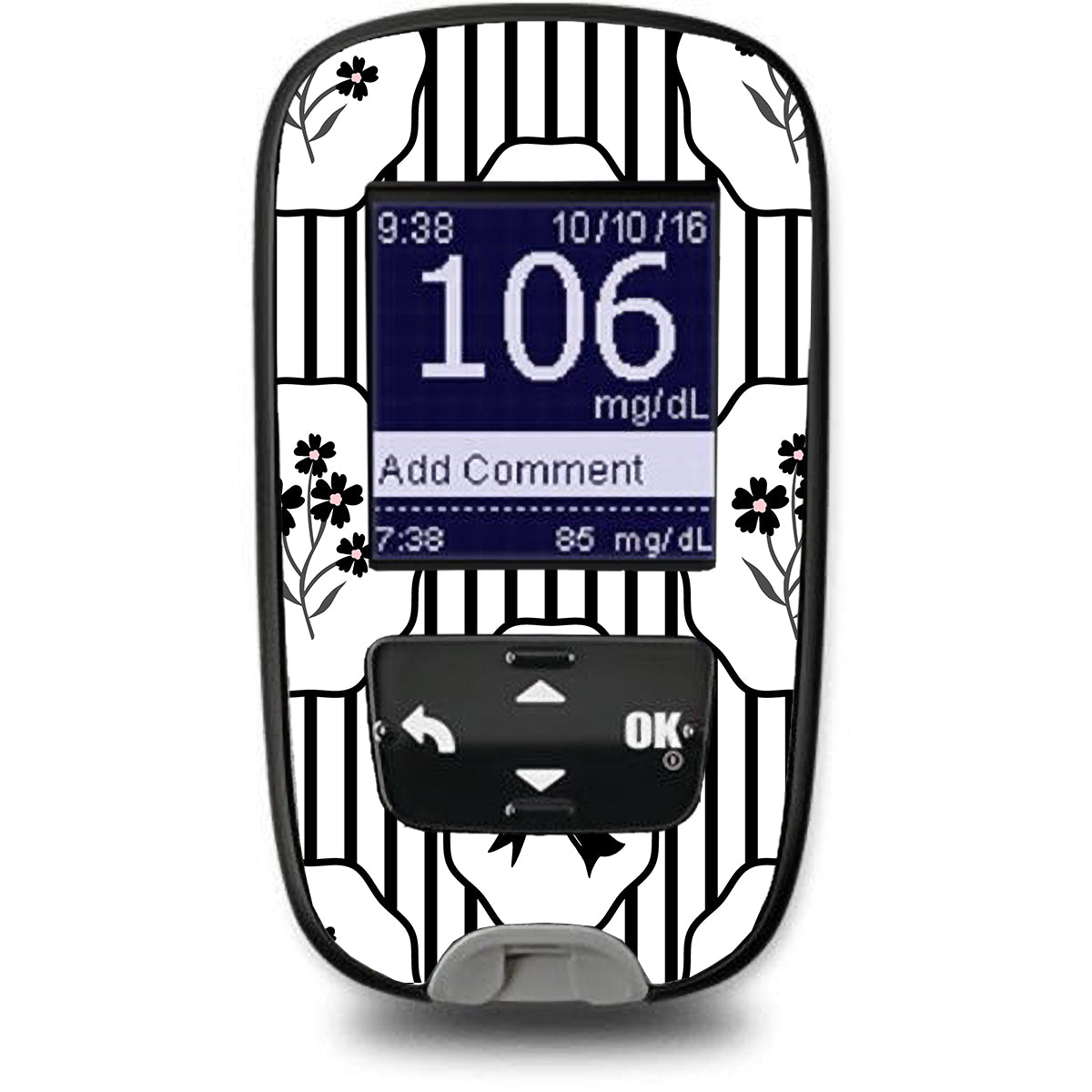 Midnight Cat Accu-Chek Guide Glucometer Sticker - Pump Peelz