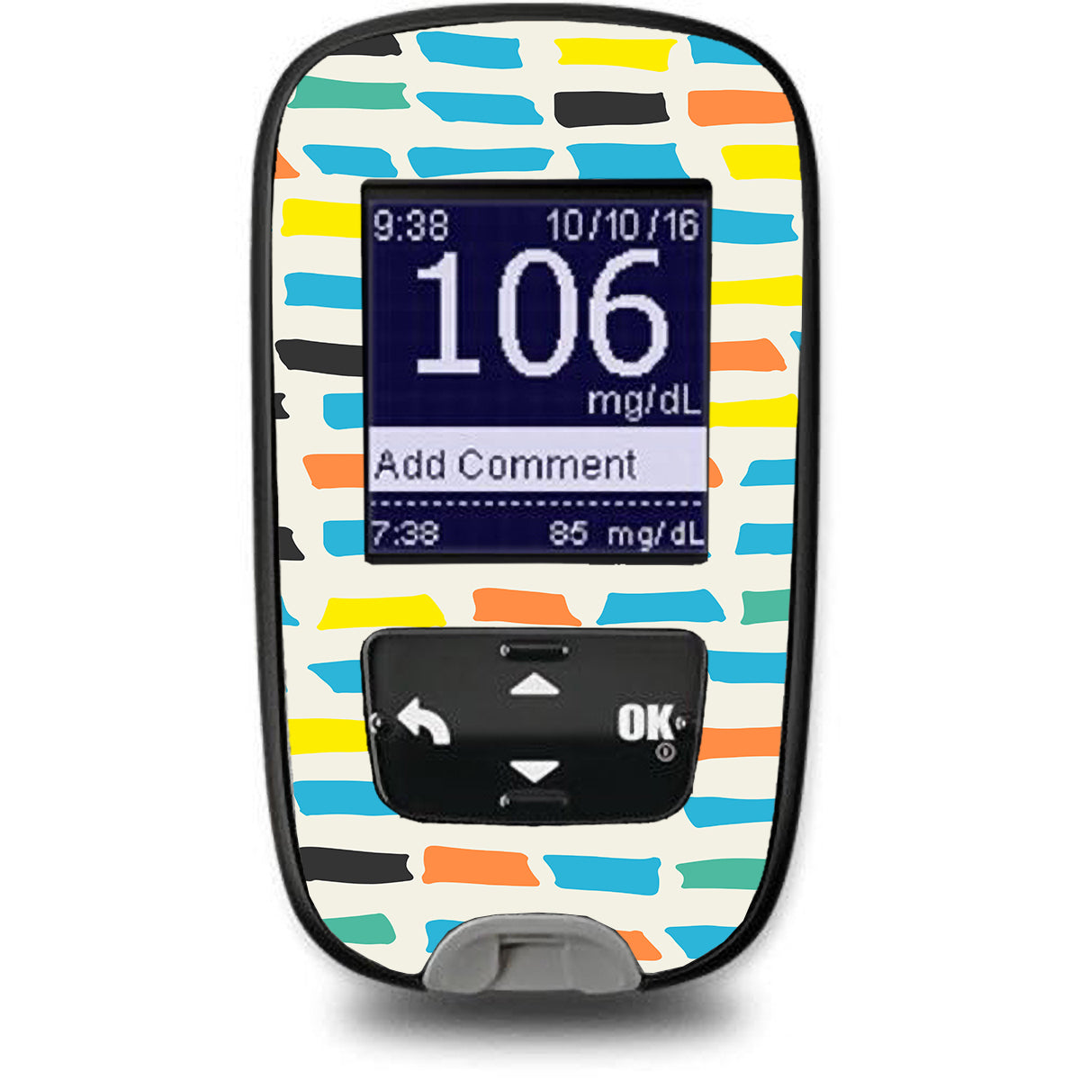 Colorful Sticks Accu-Chek Guide Glucometer Sticker - Pump Peelz