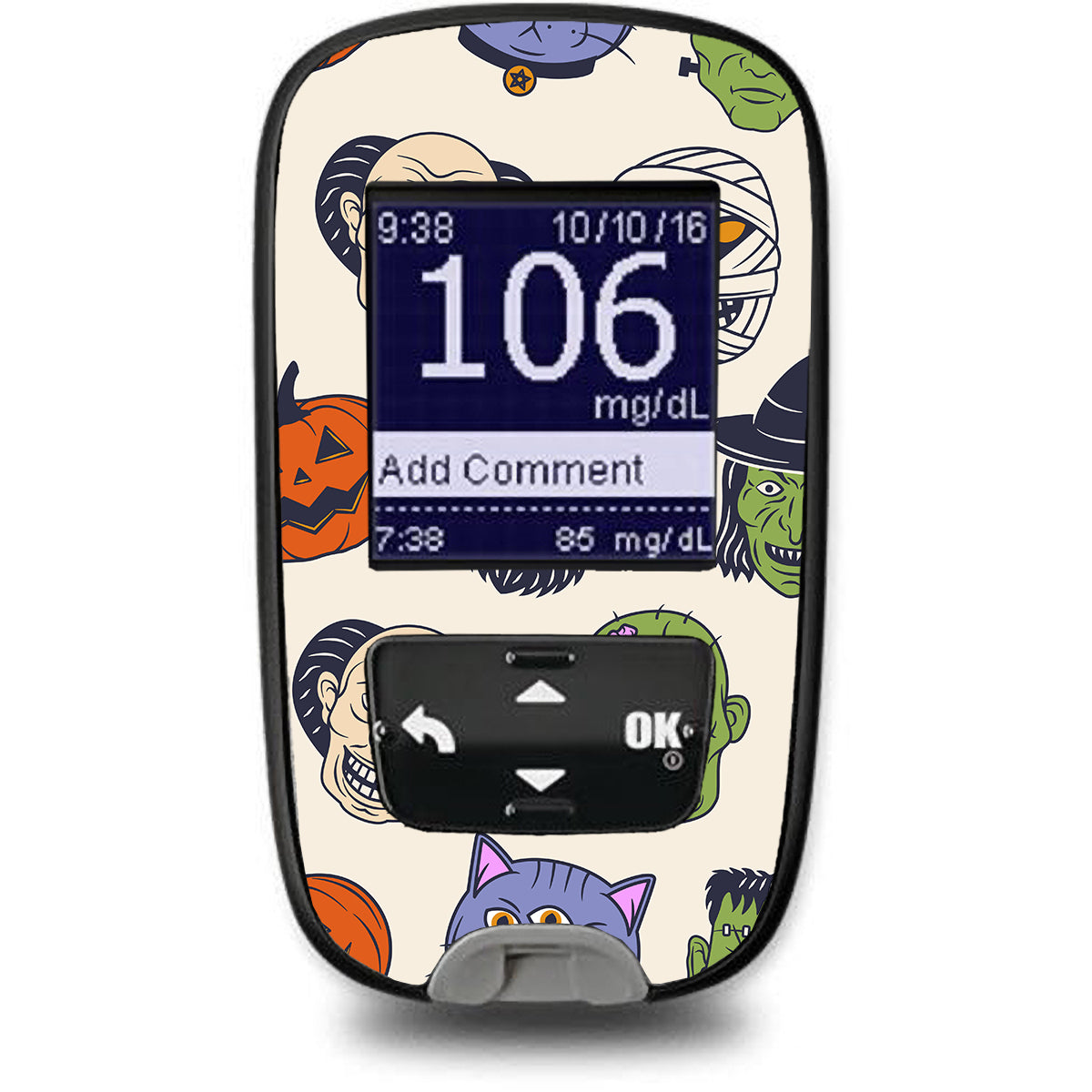 Monster Mash Accu-Chek Guide Glucometer Sticker - Pump Peelz