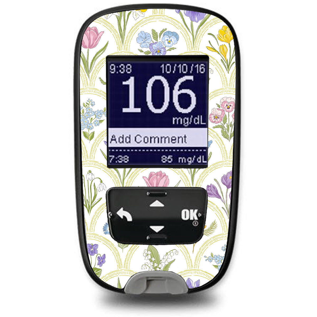 Garden Arches Sticker for the Accu-Chek Guide Glucometer