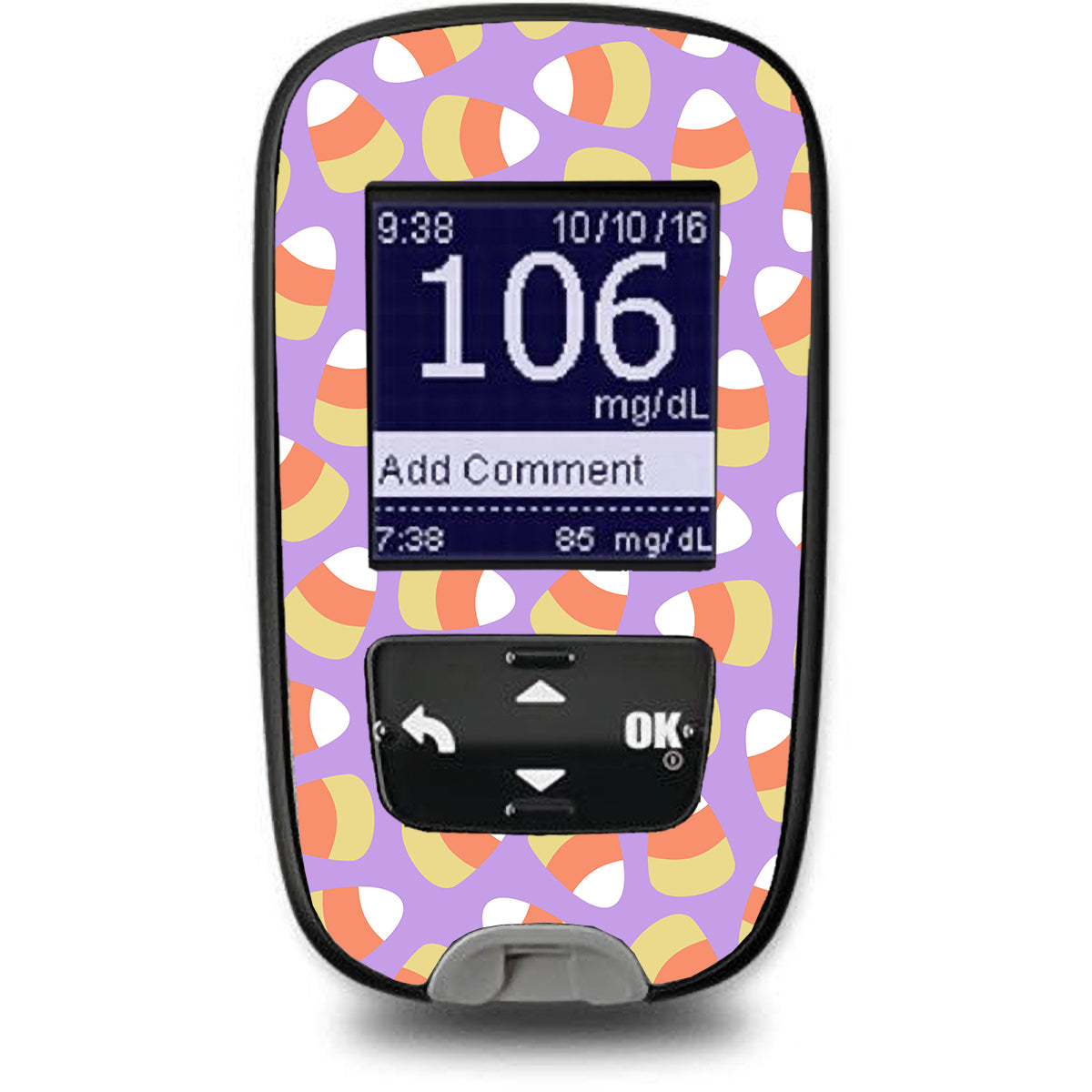 Candy Corn Accu-Chek Guide Glucometer Sticker - Pump Peelz