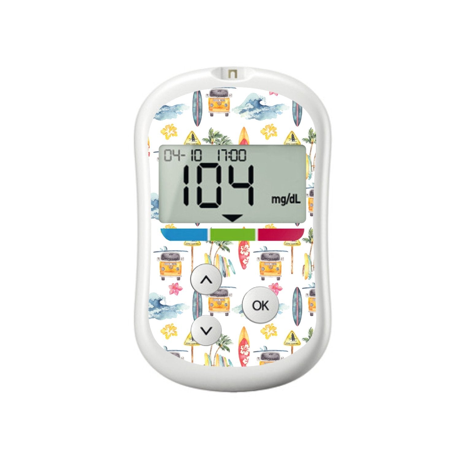 Aloha Surf For Onetouch Verio Flex Glucometer Peelz