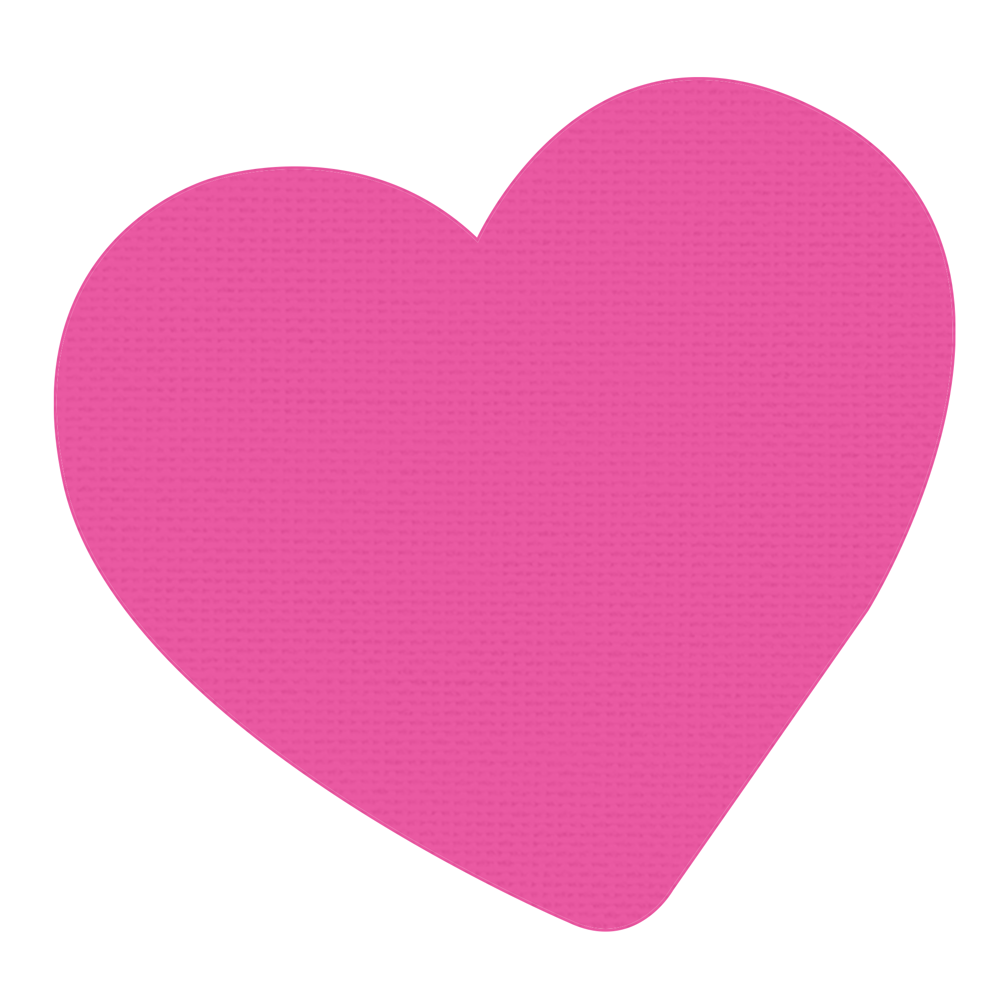 Pink Fashion Icon Heart Shaped Overpatch Tape - Pump Peelz