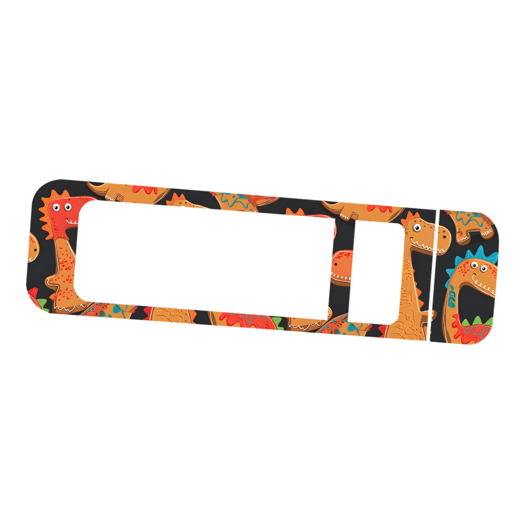 Jurassic Gingerbread Bayer Contour Next Glucometer Sticker - Pump Peelz