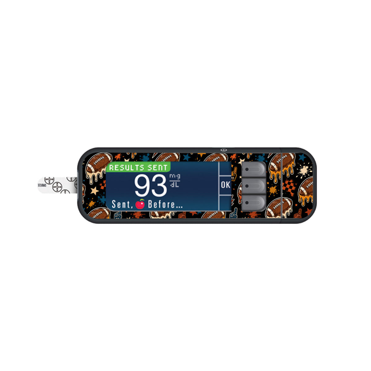 Game Day Drip Bayer Contour Next Glucometer Sticker - Pump Peelz