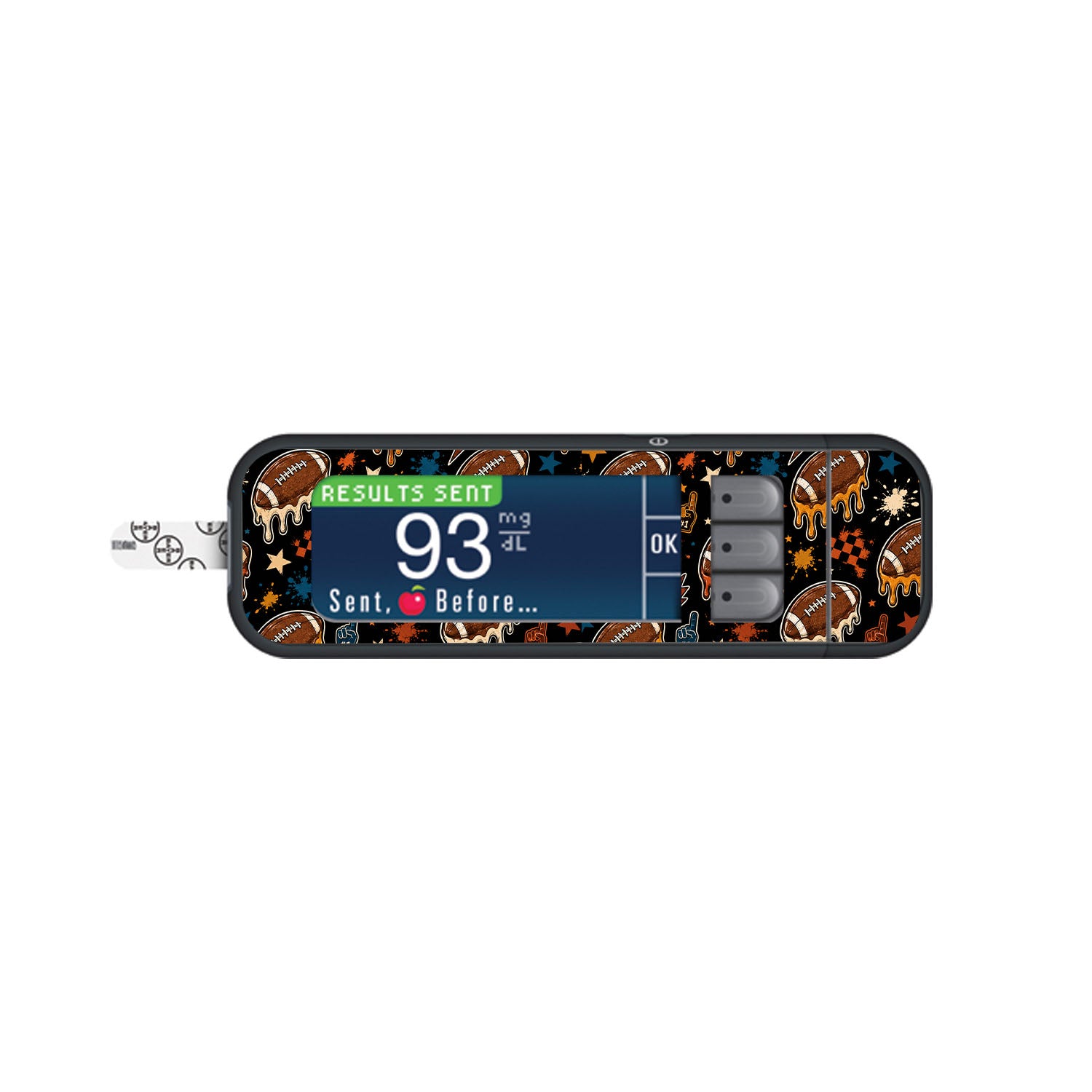 Game Day Drip Bayer Contour Next Glucometer Sticker - Pump Peelz