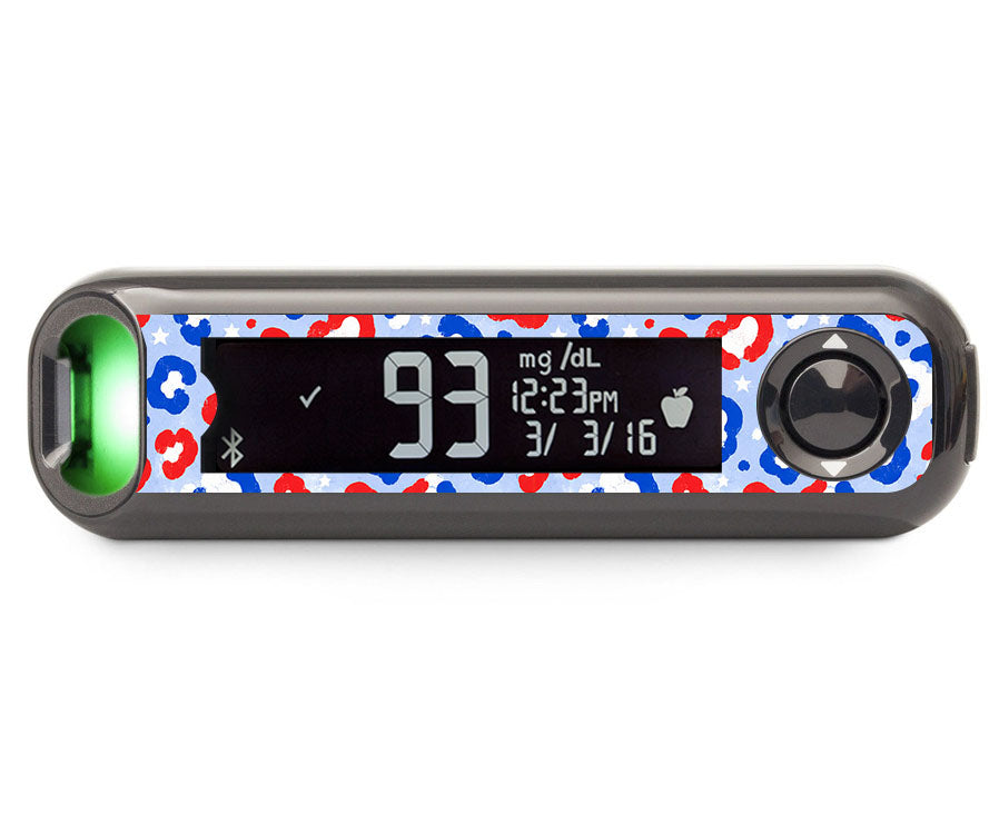 Americana Bayer Contour Next Glucometer Sticker - Pump Peelz