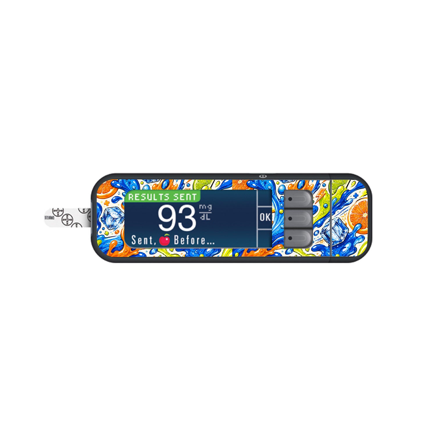 Electric Squeeze Bayer Contour Next Glucometer Sticker - Pump Peelz