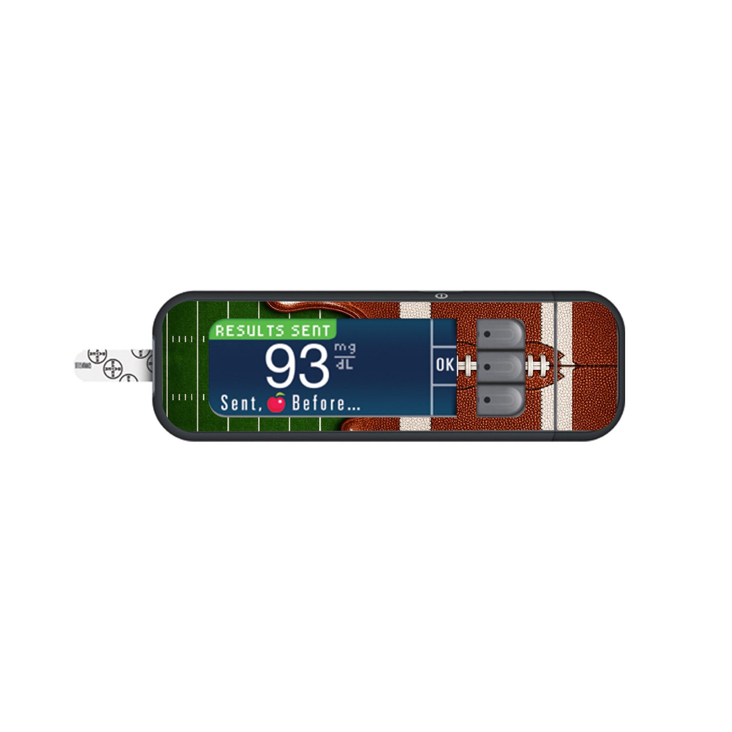 End Zone Melt Bayer Contour Next Glucometer Sticker - Pump Peelz