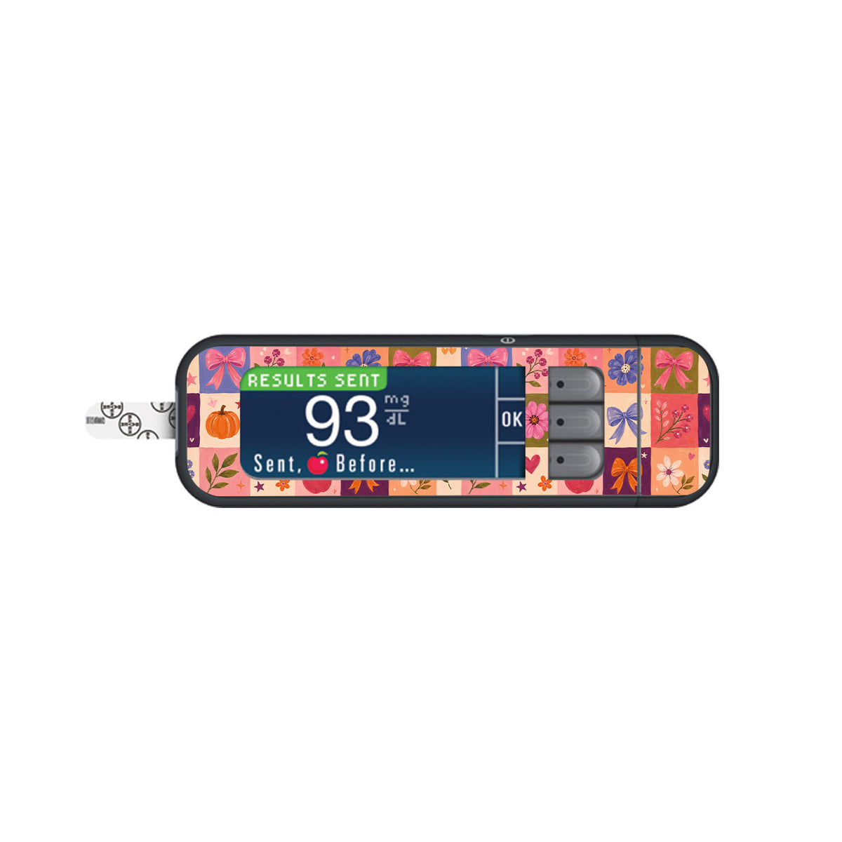Autumn Crush Bayer Contour Next Glucometer Sticker - Pump Peelz