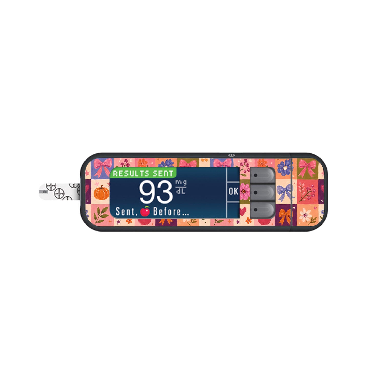 Autumn Crush Bayer Contour Next Glucometer Sticker - Pump Peelz
