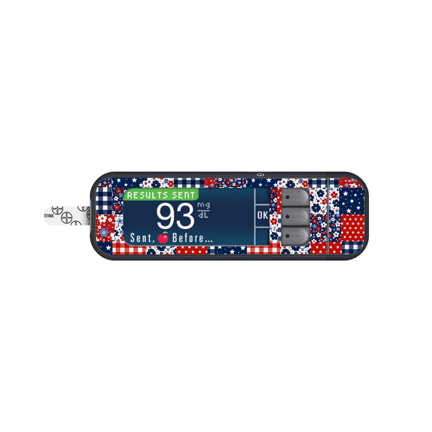 Summer Picnic Bayer Contour Next Glucometer Sticker - Pump Peelz