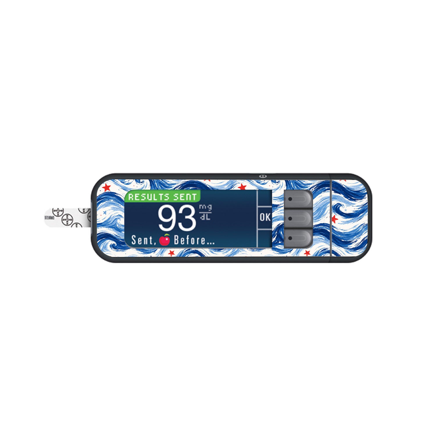Starwave Bayer Contour Next Glucometer Sticker - Pump Peelz