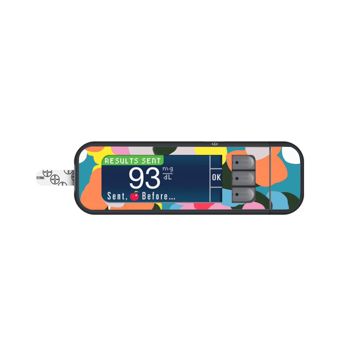 Vibrant Spring Bayer Contour Next Glucometer Sticker - Pump Peelz