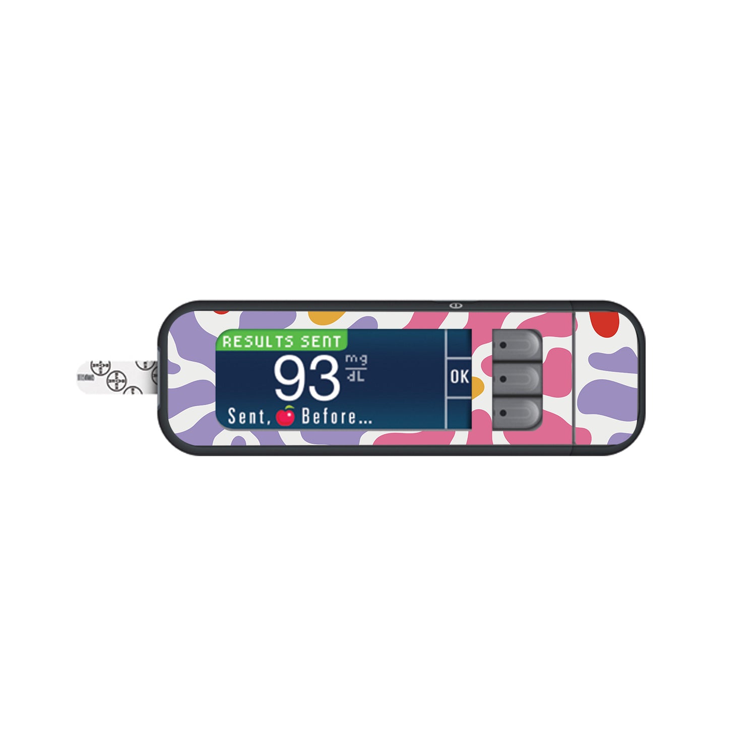 Bloom Burst Bayer Contour Next Glucometer Sticker - Pump Peelz