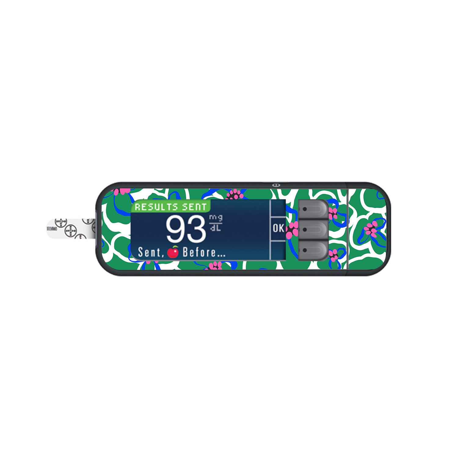 Mod Blooms Bayer Contour Next Glucometer Sticker - Pump Peelz