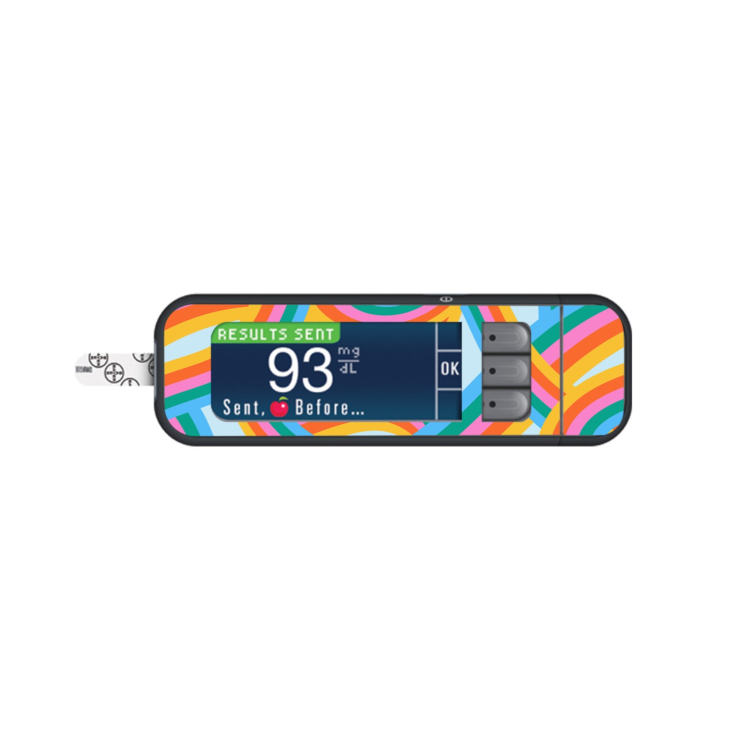 Retro Pop Bayer Contour Next Glucometer Sticker - Pump Peelz
