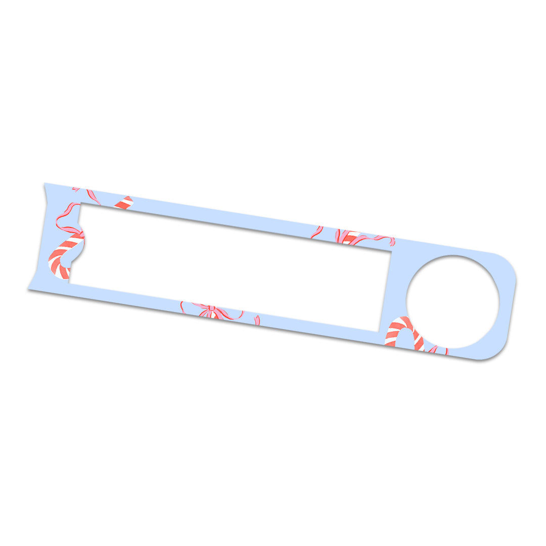 Candy Cane Lane Bayer Contour© Next One Glucometer Sticker - Pump Peelz