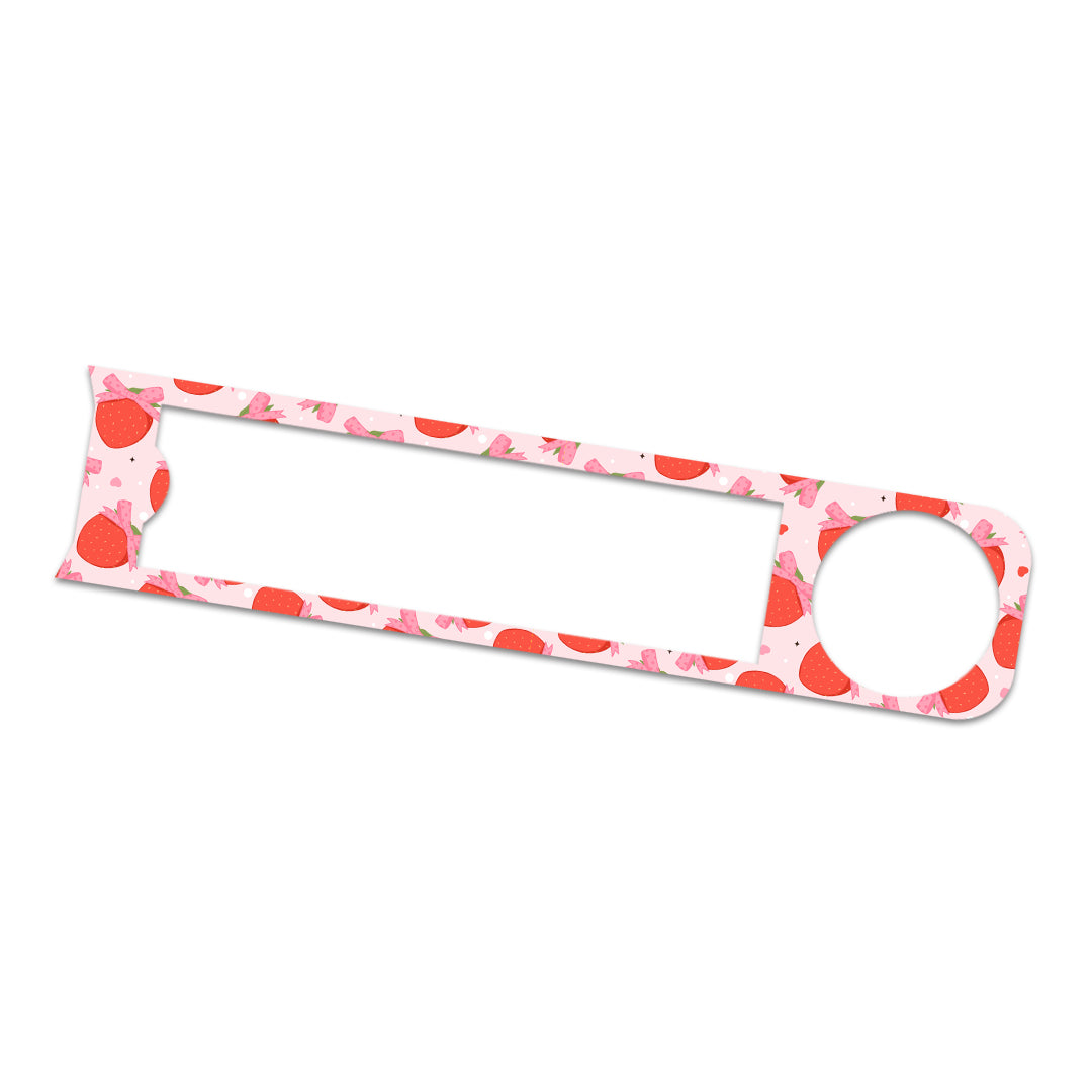 Strawberry Kisses Bayer Contour© Next One Glucometer Sticker - Pump Peelz