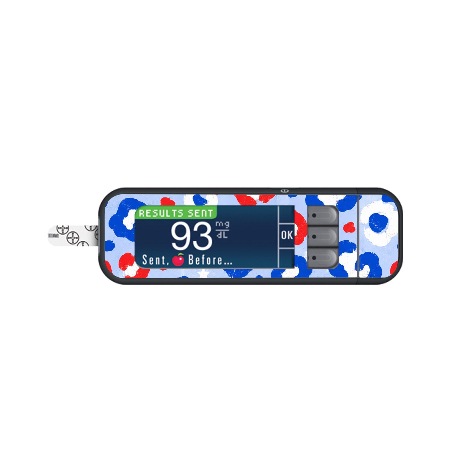 Americana Bayer Contour© Next One Glucometer Sticker - Pump Peelz
