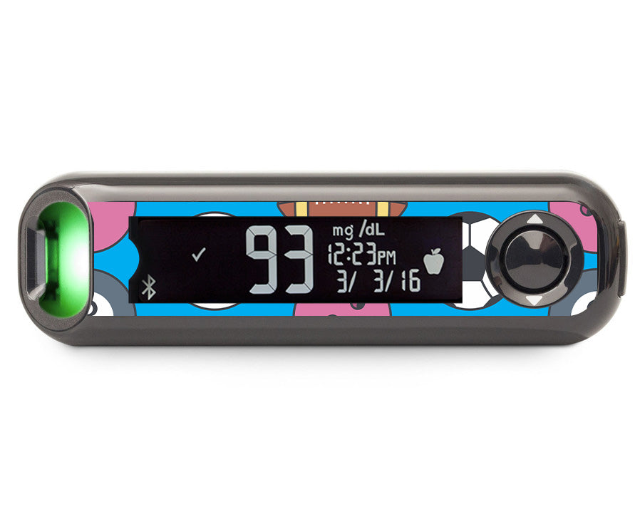 All Star Toss Bayer Contour© Next One Glucometer Sticker - Pump Peelz