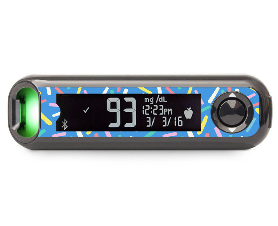 Sprinkle Pop Bayer Contour© Next One Glucometer Sticker - Pump Peelz