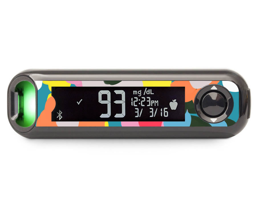 Vibrant Spring Bayer Contour© Next One Glucometer Sticker - Pump Peelz
