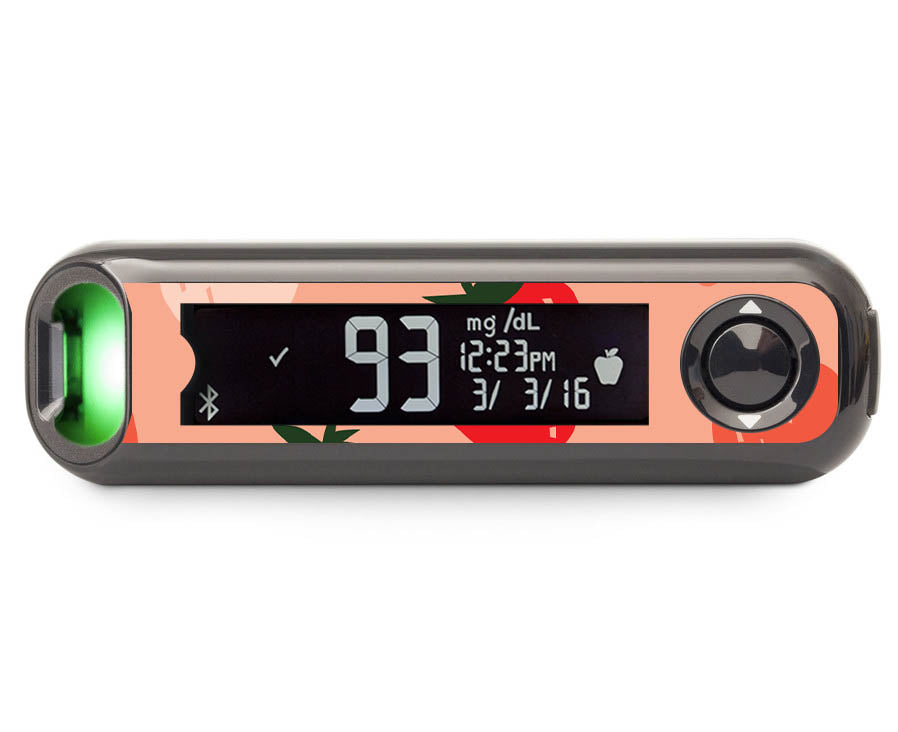 Strawberry Sweet Bayer Contour© Next One Glucometer Sticker - Pump Peelz