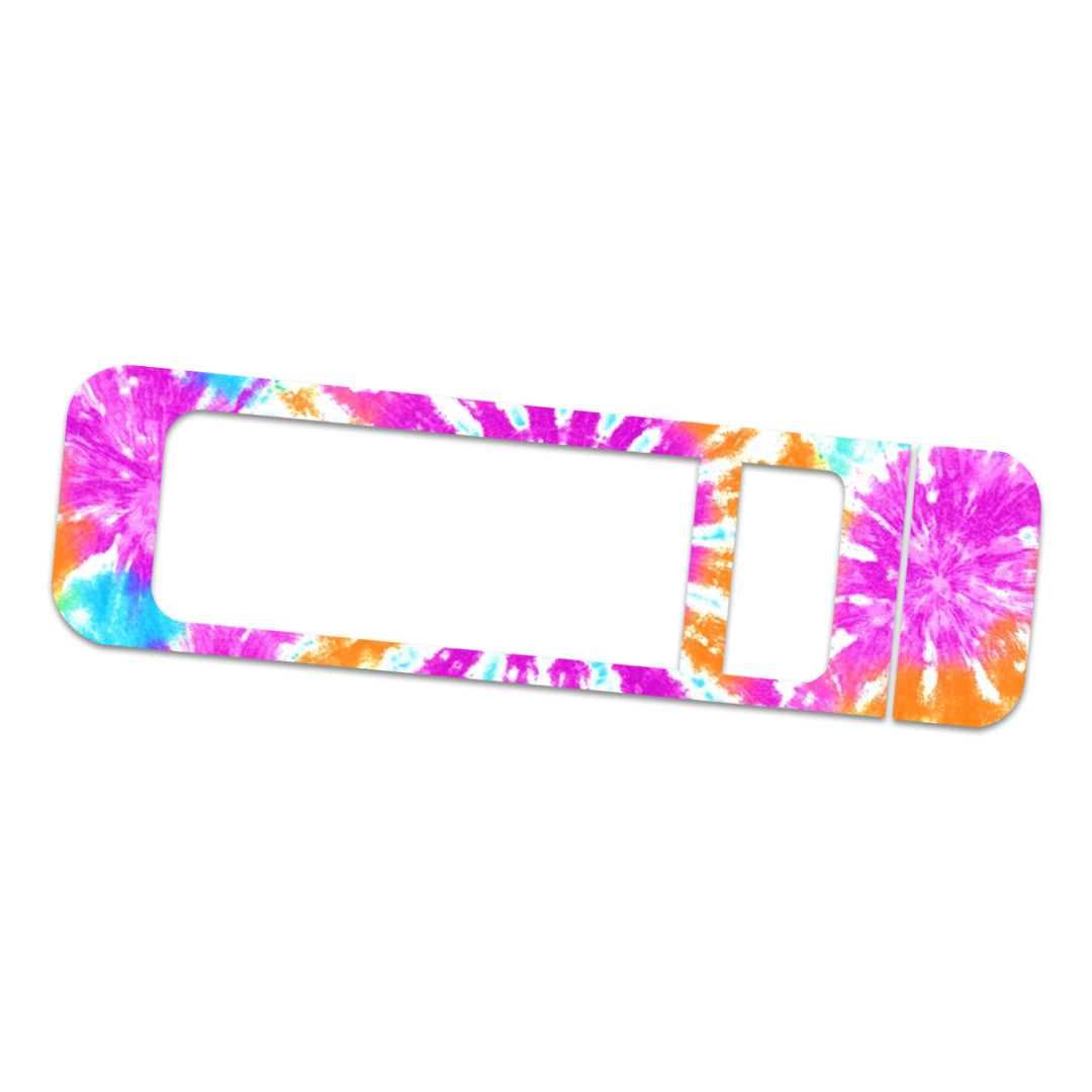 Neon Tie Dye Sticker for Bayer Contour Next Glucometer