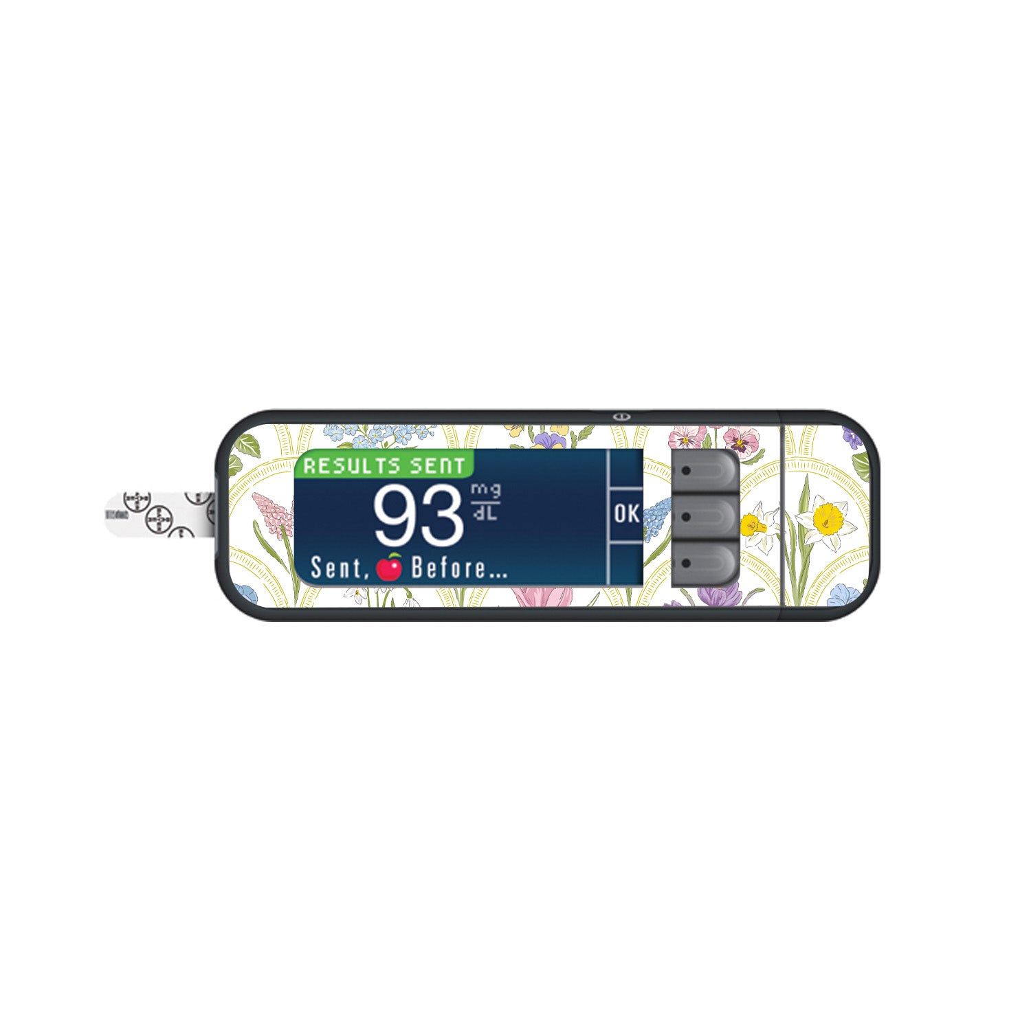 Garden Arches Sticker for Bayer Contour Next Glucometer