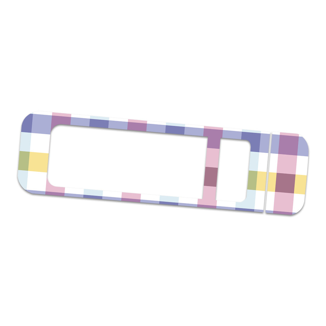 Spring Plaid Sticker for Bayer Contour Next Glucometer