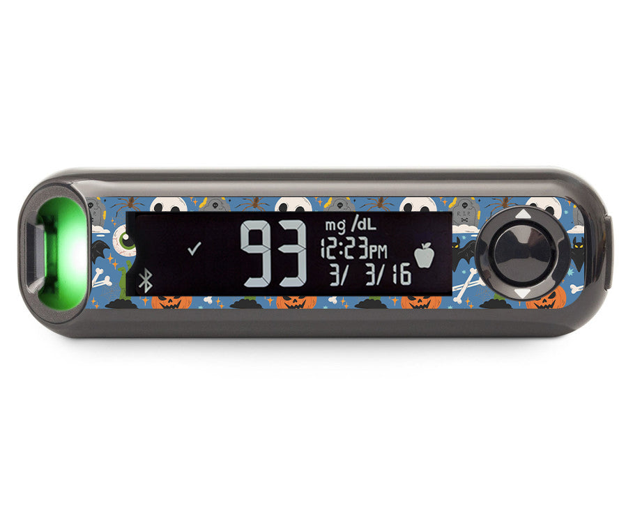 Spooky Night Bayer Contour© Next One Glucometer Sticker - Pump Peelz