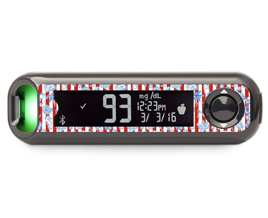 Spritz Parade Bayer Contour© Next One Glucometer Sticker - Pump Peelz